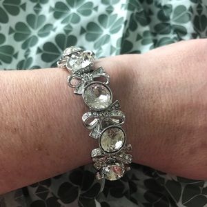 NWT Ann Taylor Rhinestone stretch bracelet.